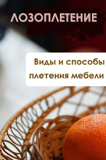 Обложка книги "Виды и способы плетения мебели"