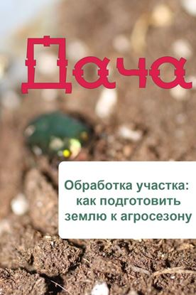 Обложка книги "Обработка участка: как подготовить землю к агросезону"