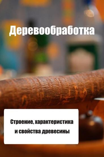 Обложка книги "Строение, характеристика и свойства древесины"