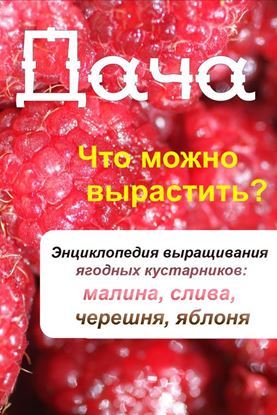 Обложка книги "Что можно вырастить? Энциклопедия выращивания ягодных кустарников: малина, слива, черешня, яблоня"