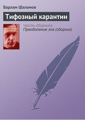 Обложка книги "Тифозный карантин"
