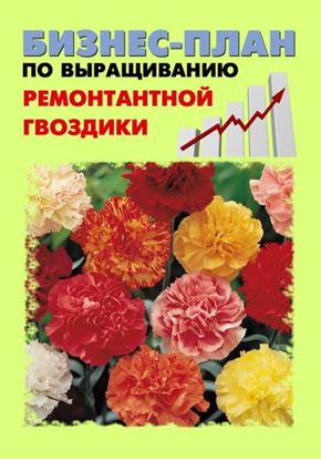 Обложка книги "Бизнес-план по выращиванию ремонтантной гвоздики"