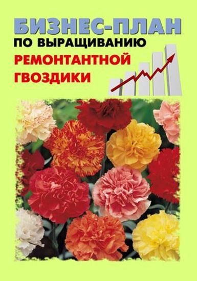 Обложка книги "Бизнес-план по выращиванию ремонтантной гвоздики"