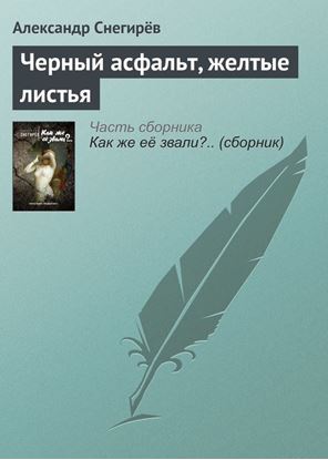 Обложка книги "Черный асфальт, желтые листья"