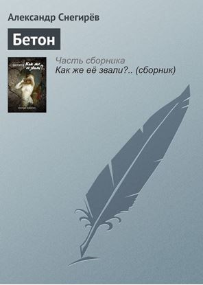 Обложка книги "Бетон"
