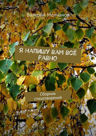 Обложка книги "Я напишу вам всё равно. Сборник стихотворений"