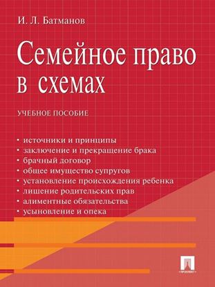 Обложка книги "Семейное право в схемах. Учебное пособие"