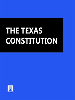 Обложка книги "THE TEXAS CONSTITUTION"
