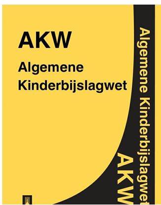 Обложка книги "Algemene Kinderbijslagwet – AKW"