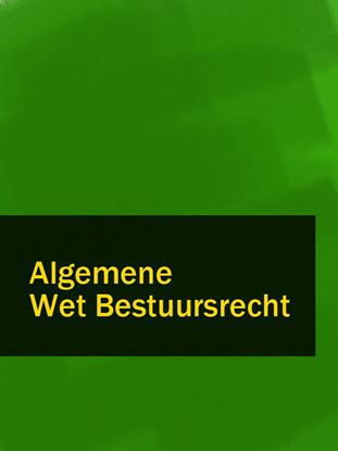 Обложка книги "Algemene Wet Bestuursrecht"