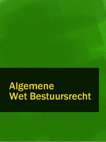 Обложка книги "Algemene Wet Bestuursrecht"