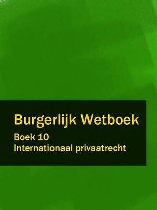 Обложка книги "Burgerlijk Wetboek boek 10"