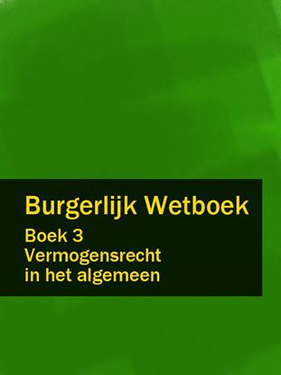 Обложка книги "Burgerlijk Wetboek boek 3"