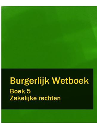 Обложка книги "Burgerlijk Wetboek boek 5"