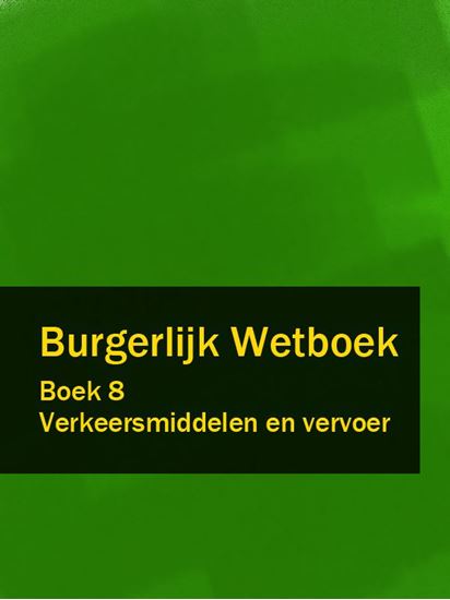 Обложка книги "Burgerlijk Wetboek boek 8"