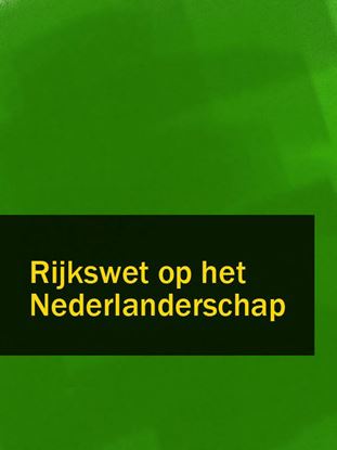 Обложка книги "Rijkswet op het Nederlanderschap"