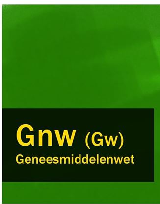 Обложка книги "Geneesmiddelenwet – Gnw (Gw)"