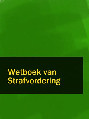 Обложка книги "Wetboek van Strafvordering"