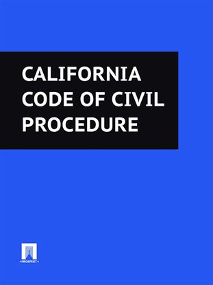 Обложка книги "California Code of Civil Procedure"