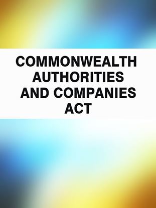 Обложка книги "Commonwealth Authorities and Companies Act"