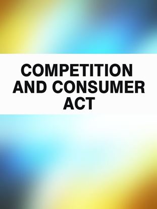 Обложка книги "Competition and Consumer Act"