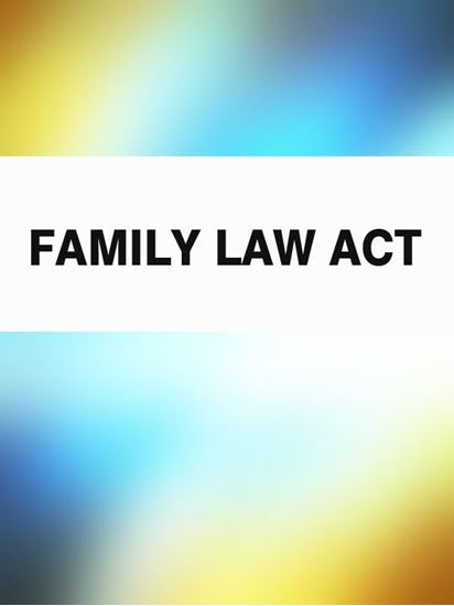 Обложка книги "Family Law Act"