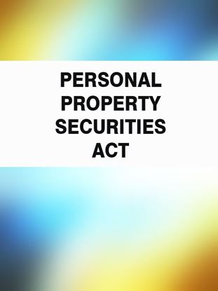Обложка книги "Personal Property Securities Act"