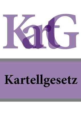 Обложка книги "Kartellgesetz – KartG"