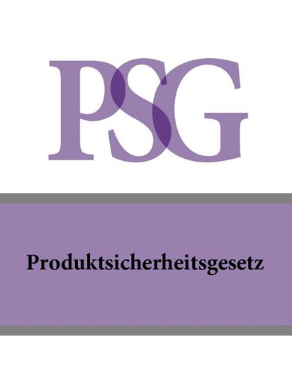 Обложка книги "Produktsicherheitsgesetz – PSG"