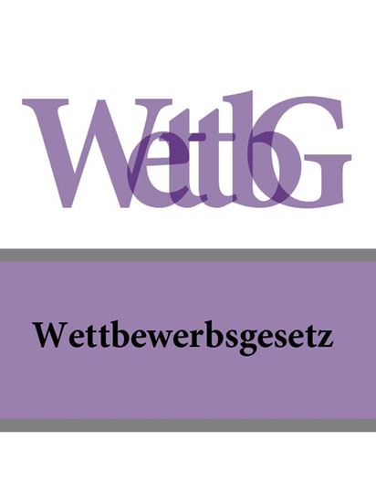 Обложка книги "Wettbewerbsgesetz – WettbG"