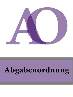 Обложка книги "Abgabenordnung – AO"