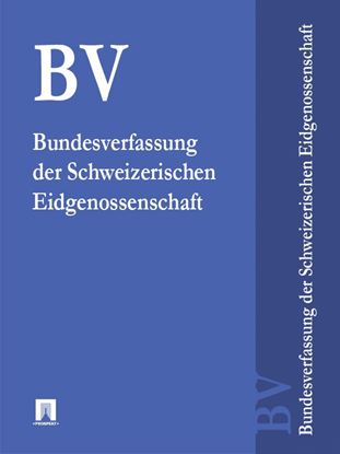 Обложка книги "Bundesverfassung der Schweizerischen Eidgenossenschaft – BV"