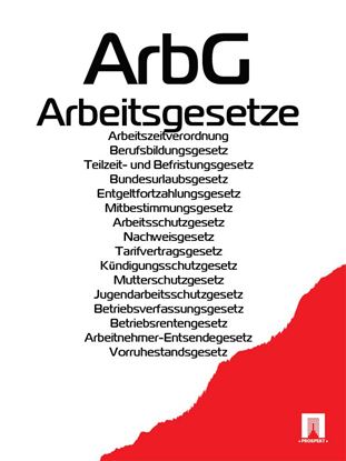 Обложка книги "Arbeitsgesetze – ArbG"