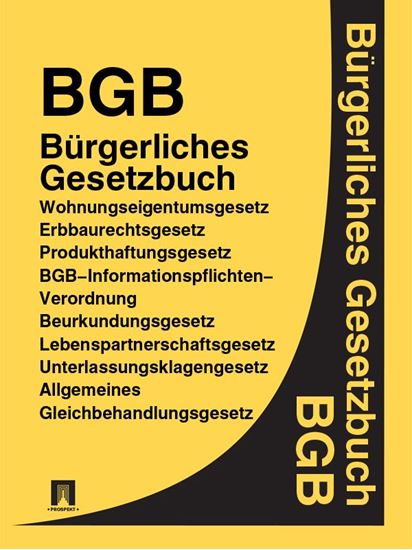 Обложка книги "BGB – Bürgerliches Gesetzbuch"