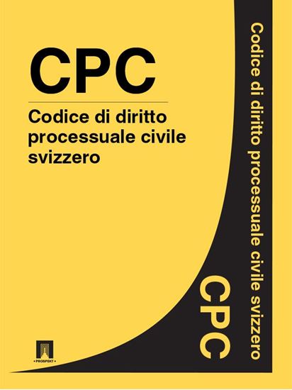 Обложка книги "Codice di diritto processuale civile svizzero – CPC"