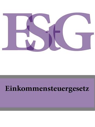 Обложка книги "Einkommensteuergesetz – EStG"