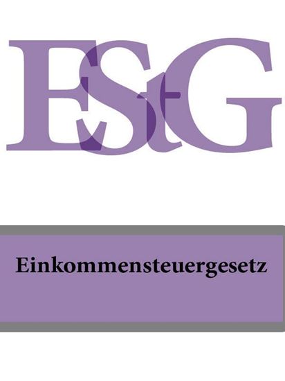 Обложка книги "Einkommensteuergesetz – EStG"