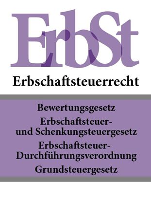 Обложка книги "Erbschaftsteuerrecht – ErbSt"