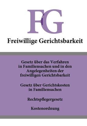 Обложка книги "Freiwillige Gerichtsbarkeit – FG"