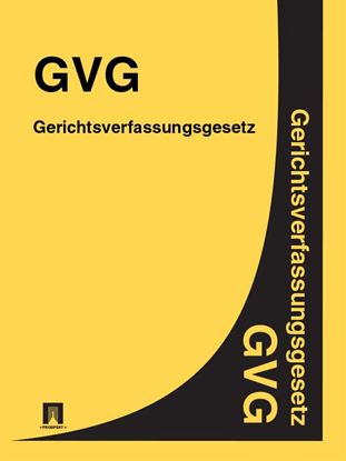 Обложка книги "Gerichtsverfassungsgesetz – GVG"