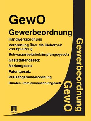 Обложка книги "Gewerbeordnung – GewO"