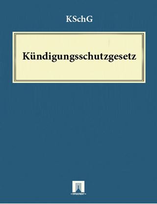 Обложка книги "Kündigungsschutzgesetz – KSchG"