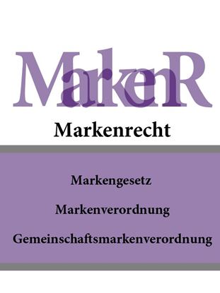 Обложка книги "Markenrecht – MarkenR"