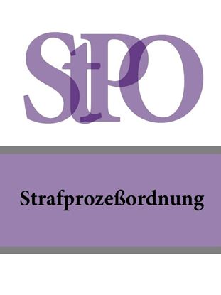 Обложка книги "Strafprozeßordnung – StPO"