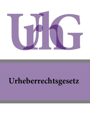 Обложка книги "Urheberrechtsgesetz – UrhG"