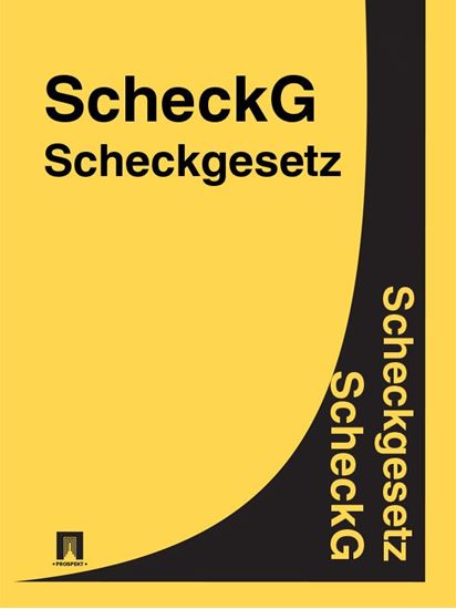 Обложка книги "Scheckgesetz – ScheckG"