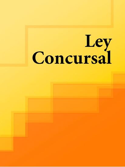 Обложка книги "Ley Concursal"
