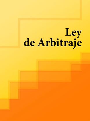 Обложка книги "Ley de Arbitraje de España"