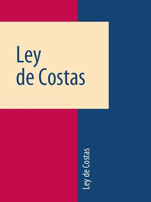 Обложка книги "Ley de Costas"