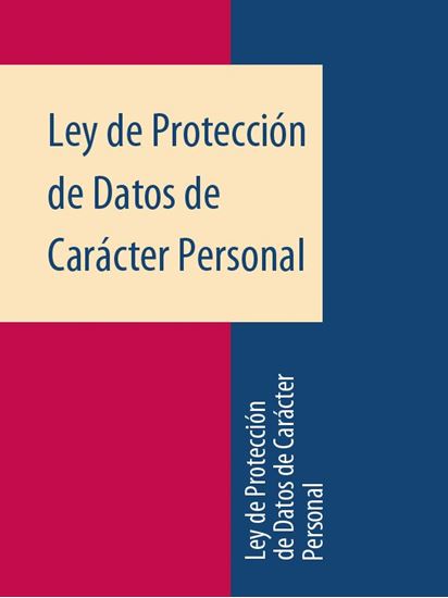 Обложка книги "Ley de Protección de Datos de Carácter Personal"
